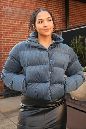 Destiny Puffer - Dusty Blue