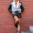 Load image into Gallery viewer, Marjorie Leather Shorts- Black
