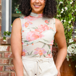 Load image into Gallery viewer, Lora Floral Mock Neck
