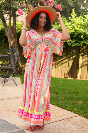 Arabella Caftan Maxi Dress