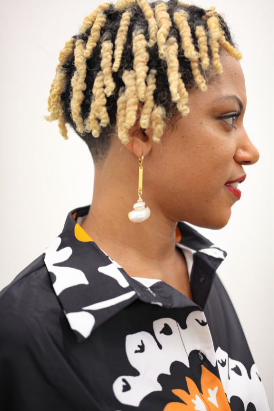 Seashell Drop Earrings