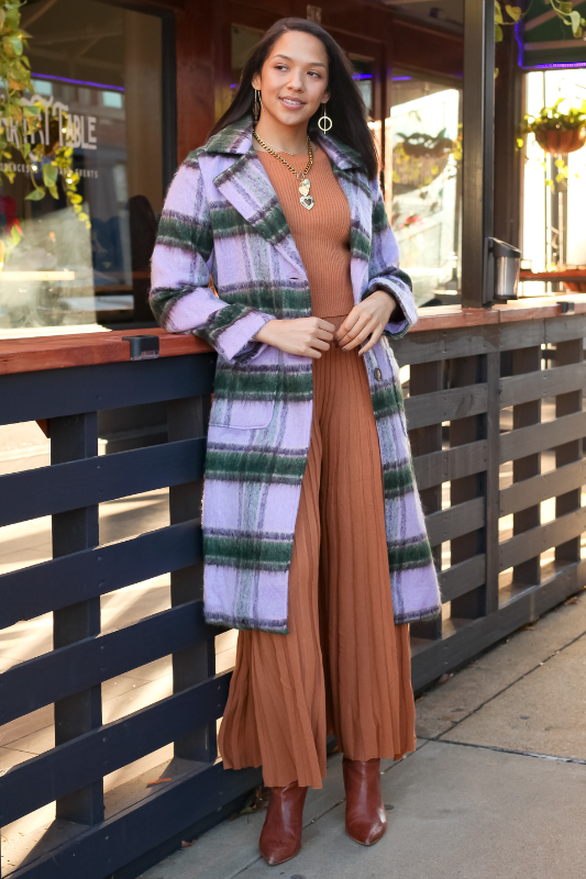Majesty Plaid  Coat