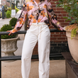 Load image into Gallery viewer, It's All White Barrel Jean
