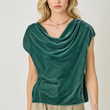 Load image into Gallery viewer, Vera Velvet Top- Emerald
