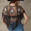 Load image into Gallery viewer, Betty Beaded Cape
