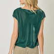 Load image into Gallery viewer, Vera Velvet Top- Emerald
