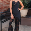 Load image into Gallery viewer, Yazmin Lace Pant- Black
