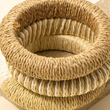 Load image into Gallery viewer, Straw Bangle Set
