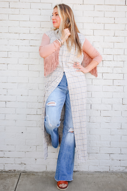 Jenna Duster - Check Flannel<br>***Last One***