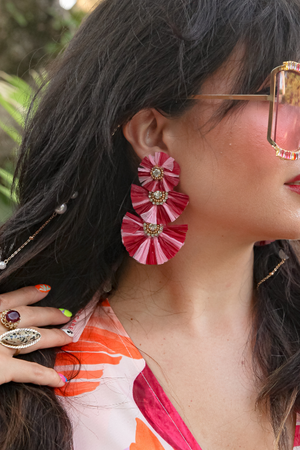 Raffia Earrings