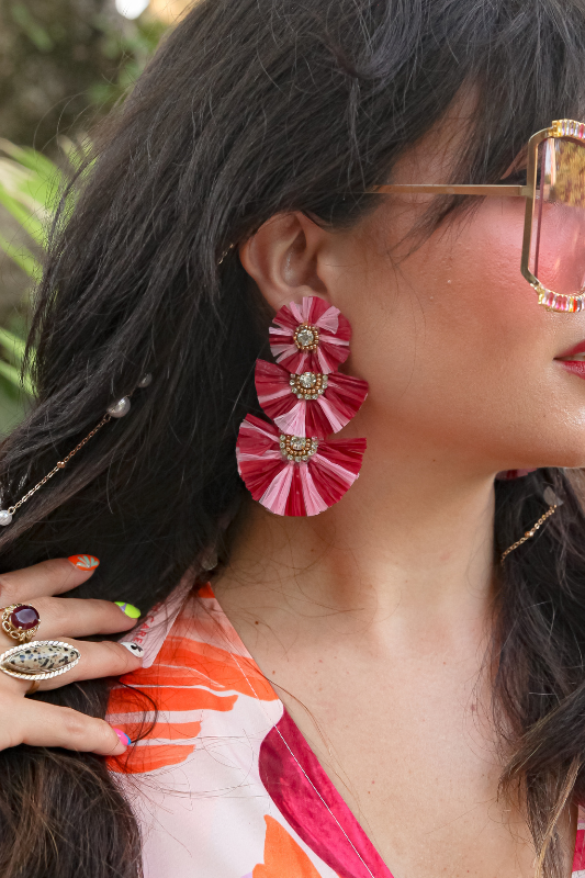 Raffia Earrings