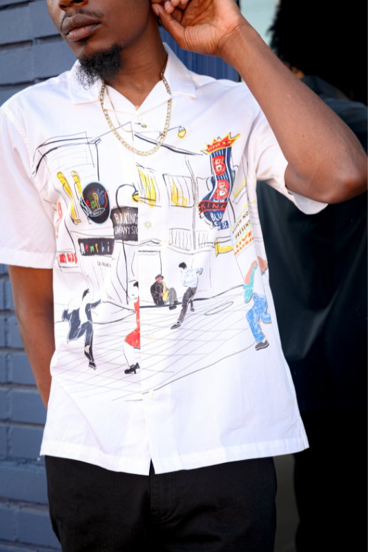 Beale Street White Classic Shirt