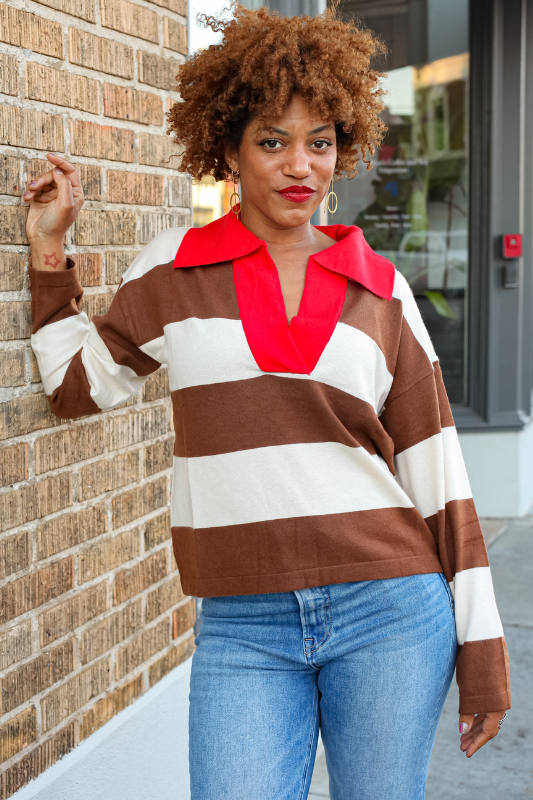 Scarlett Striped Sweater