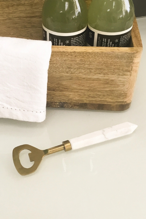 White Marble Bottle Opener