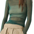 Load image into Gallery viewer, Lainey Mesh Top - Dark Green
