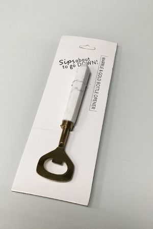 White Marble Bottle Opener