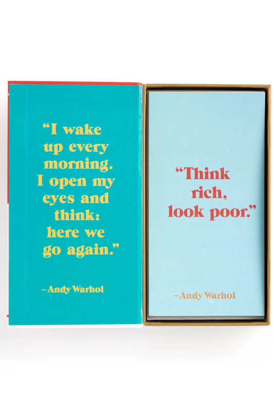 Warhol Philosophy Cards