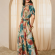 Load image into Gallery viewer, Mera Sunset Shirt Dress

