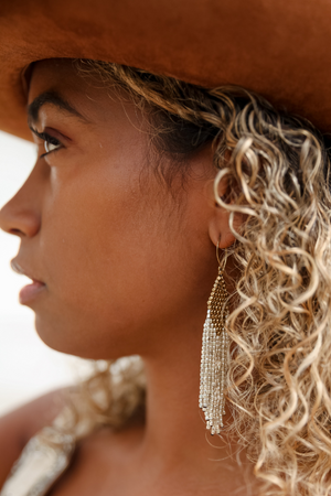Diamond Fringe Earrings