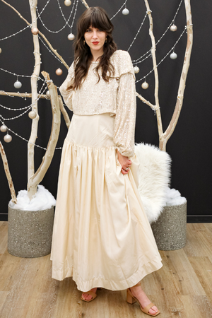 Enola Maxi Skirt - Cream