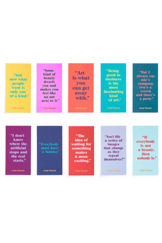 Warhol Philosophy Cards