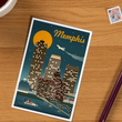 Load image into Gallery viewer, Memphis Skyline Postcard
