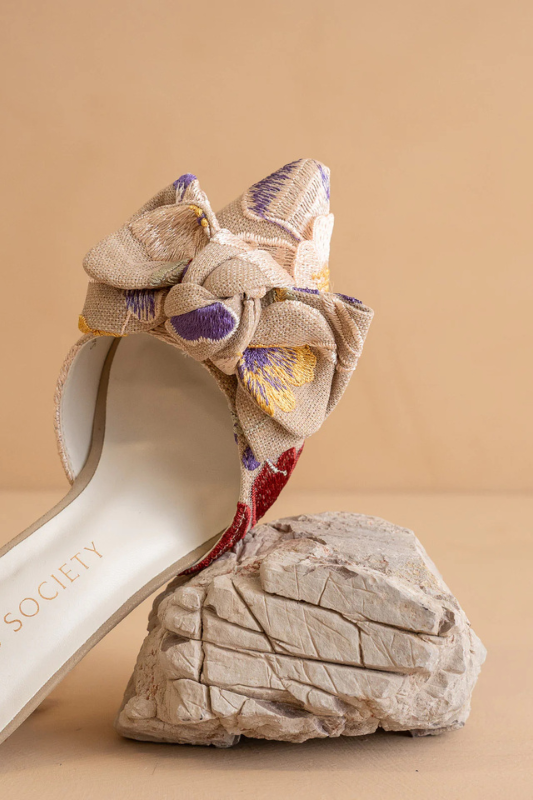 Floral Jane Kitten Heel