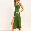 Load image into Gallery viewer, Heaven Midi Dress- Green
