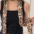 Load image into Gallery viewer, Leopard Print Skinny Scarf
