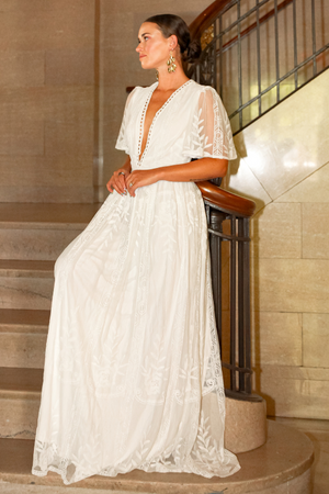 Elvina Maxi Dress - White