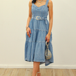 Load image into Gallery viewer, Jamie Denim Midi Dress
