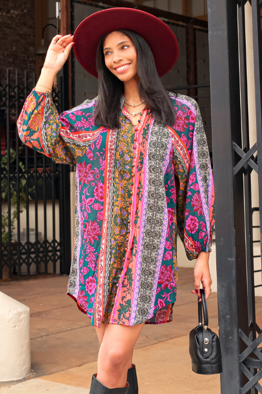 On The Road Shirt Dress