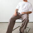 Load image into Gallery viewer, Kareem Relaxed Trouser - Brown
