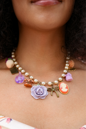 Rosary Charm Necklace