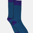Load image into Gallery viewer, Navy Ribbed Socks
