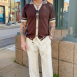 Load image into Gallery viewer, Wellington Side-Tab Trousers- Ivory
