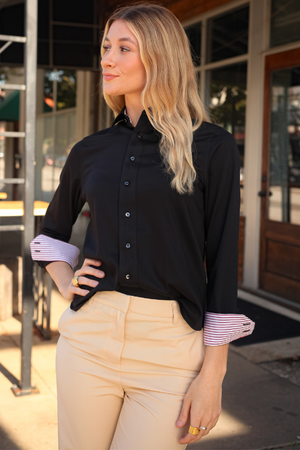 Barb Dress Shirt - Black