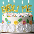 Load image into Gallery viewer, Lighten Up Party Candles- Blow Me
