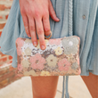Load image into Gallery viewer, Charlotte Sequins Flower Clutch
