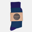 Load image into Gallery viewer, Navy Ribbed Socks
