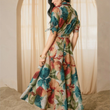 Load image into Gallery viewer, Mera Sunset Shirt Dress
