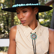 Load image into Gallery viewer, Turquoise Stone Hat Band
