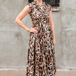 Load image into Gallery viewer, Drita Leopard Midi Dress
