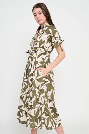 Emerald Canopy Shirt Dress