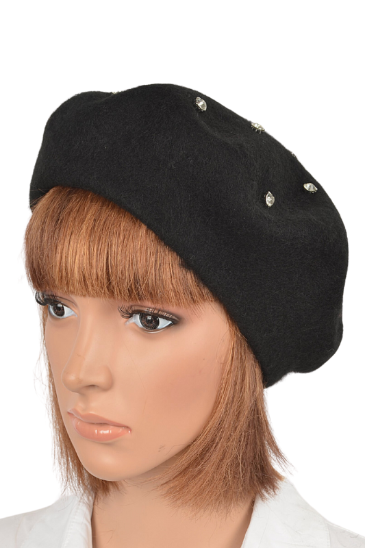 Stone Studded Beret