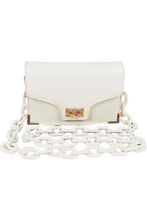 Clara Clutch - White