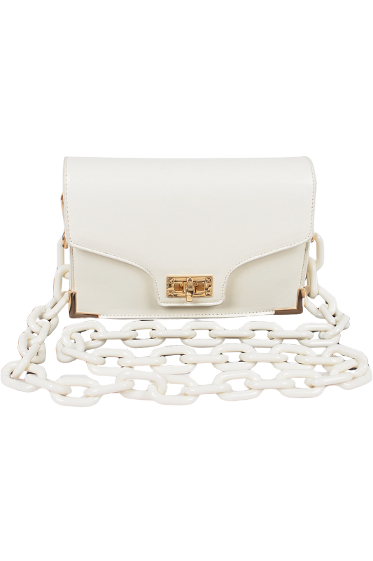 Clara Clutch - White