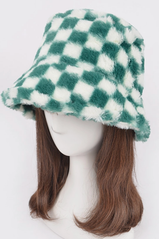 Checker Bucket Hat