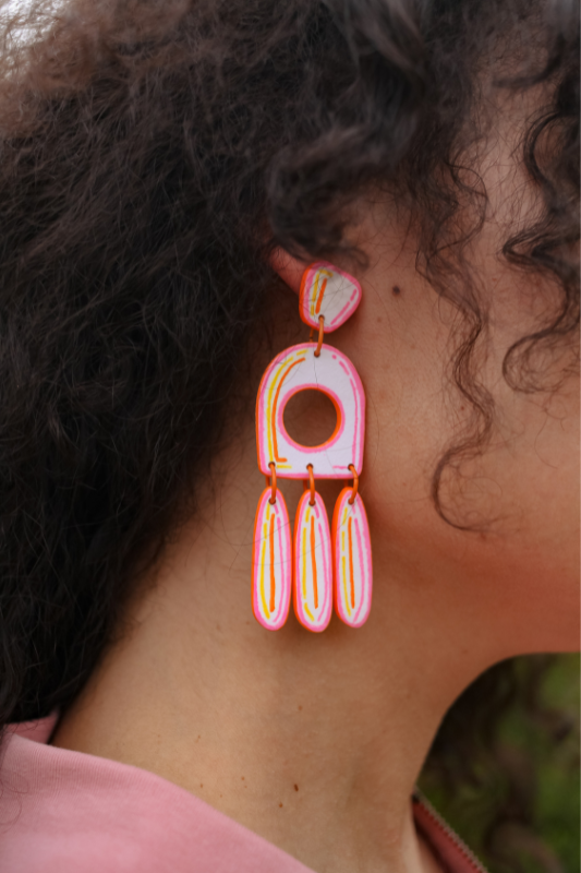 Neon Belle Earrings