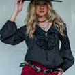 Load image into Gallery viewer, Romeo Blouse- Black
